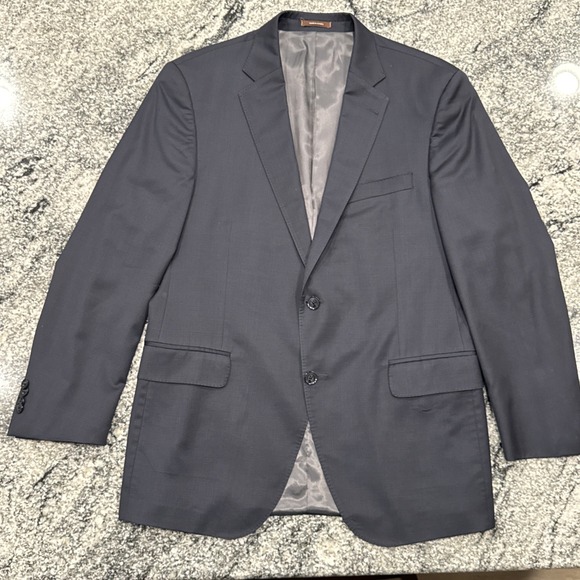 Peter Millar Wool‎ Blazer sport coat Size 42R Mens Navy #444